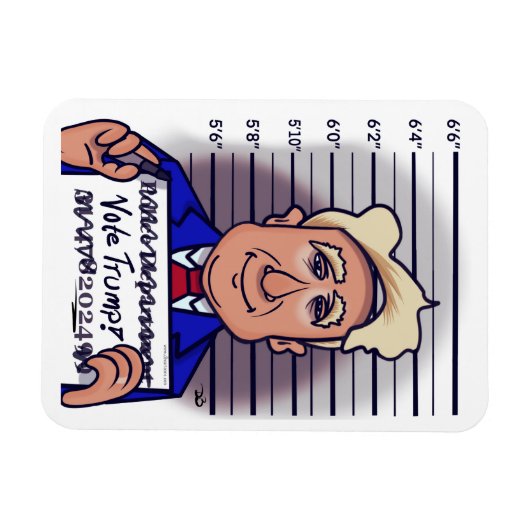 Wählen Sie Trump Flexible Magnet (Horizontal)