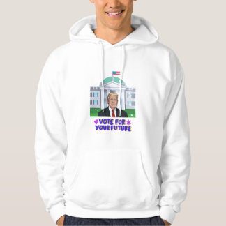 Wählen Sie Trump - kühne Patriotik Hoodie