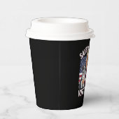 Wählen Sie Trump Rettete unsere Haustiere Katzen H Pappbecher (Rechts)