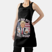 Wählen Sie Trump Rettete unsere Haustiere Katzen H Schürze (InSitu)