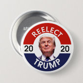 WÄHLEN SIE TRUMPF 2020 WIEDER BUTTON (Vorne & Hinten)