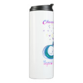 Wählen Sie, um das Bewusstsein für Schilddrüsenkre Thermosbecher (Nach links gedreht)