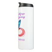 Wählen Sie, um das Bewusstsein für Schilddrüsenkre Thermosbecher (Nach rechts gedreht)