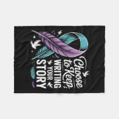 Wählen Sie, um das Schreiben Ihres Storys zu Behal Fleecedecke (Vorderseite (Horizontal))