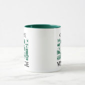Wählen Sie Vintage Retro-Kamerakollektion aus. Tasse (Zentrum)