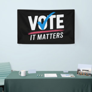 Wählen Sie Wahl 2024 Wähler Demokrat Politik  Banner