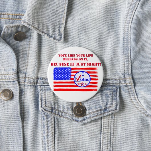 "Wählen Sie, wie Ihr Leben abhängt..." Button der (Beispiel)