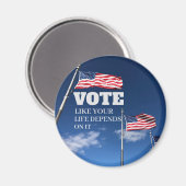 Wählen Sie, wie Ihr Leben von der Schaltfläche abh Magnet (Vorderseite/Rückseite)