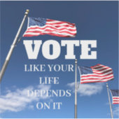 Wählen Sie, wie Ihr Leben von Laptop abhängt Aufkleber (Vorderseite)