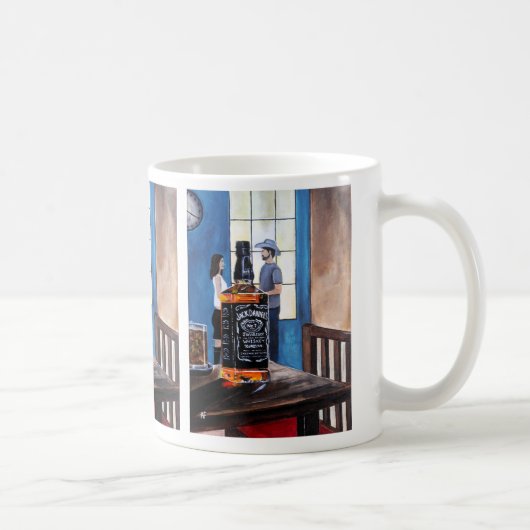 Wählen Texas Gemälde von Alfred Fox Kaffeetasse (Rechts)