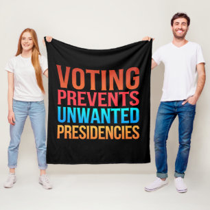 Wählen verhindert unerwünschte Präsidentschaftswah Fleecedecke