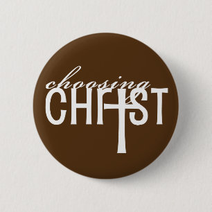 Wählen von Christus-Knopf Button