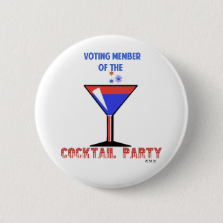 WÄHLENmitglied DES COCKTAIL-PARTY Button
