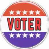 Wähler Aufkleber (Vorderseite)