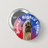 Wähler für Tierrechte Button (Vorne & Hinten)