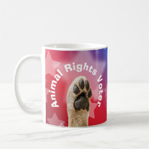 Wähler für Tierrechte Kaffeetasse