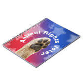 Wähler für Tierrechte Notizblock (Linke Seite)