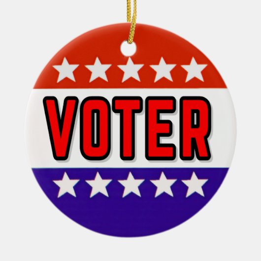 Wähler Keramik Ornament (Vorne)