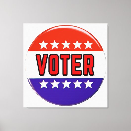 Wähler Leinwanddruck (Vorderseite)