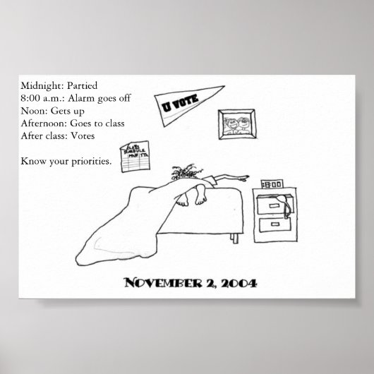 Wähler Poster (Vorne)