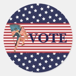 Wähleraufkleber Runder Aufkleber