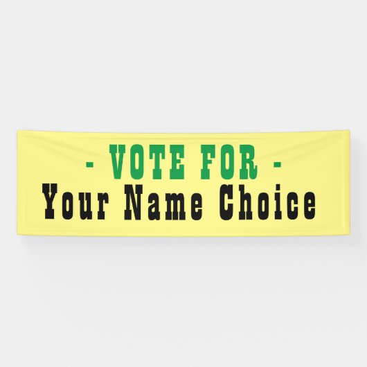 Wählerbanner Banner (Horizontal)