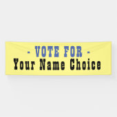 Wählerbanner Banner (Horizontal)