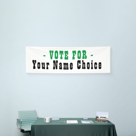 Wählerbanner Banner (Messeveranstaltung)