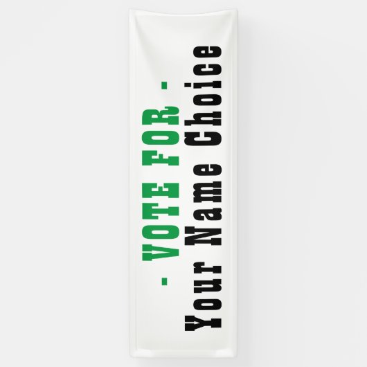 Wählerbanner Banner (Vertikal)