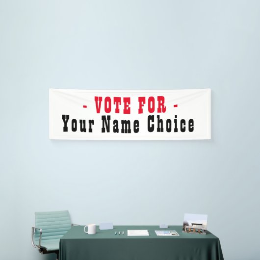 Wählerbanner Banner (Messeveranstaltung)