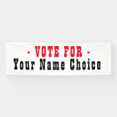 Wählerbanner Banner (Horizontal)