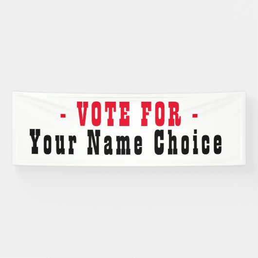 Wählerbanner Banner (Horizontal)