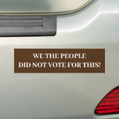 WÄHLERBETRUG AUTOAUFKLEBER (Auf Auto)
