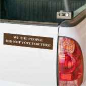 WÄHLERBETRUG AUTOAUFKLEBER (Auf Lkw)
