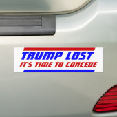 Wahlergebnis 2020: Präsident TRUMP verlor Zugestän Autoaufkleber (Auf Auto)