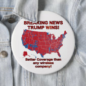 Wahlergebnis-Karte 2016 - Trumpf gewinnt Knopf Button (Beispiel)