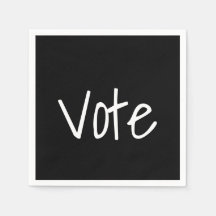 Wählerpapier Napkin