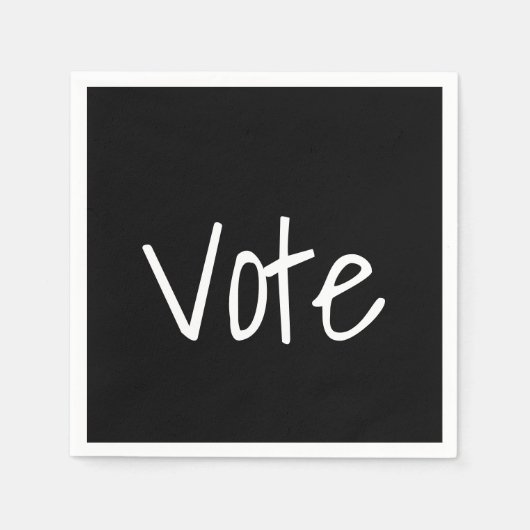 Wählerpapier Napkin Serviette (Vorderseite)