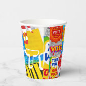 Wählersammlung Pappbecher (Rechts)