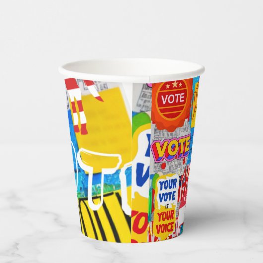 Wählersammlung Pappbecher (Rechts)