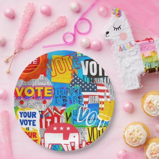 Wählersammlung Pappteller (Party)