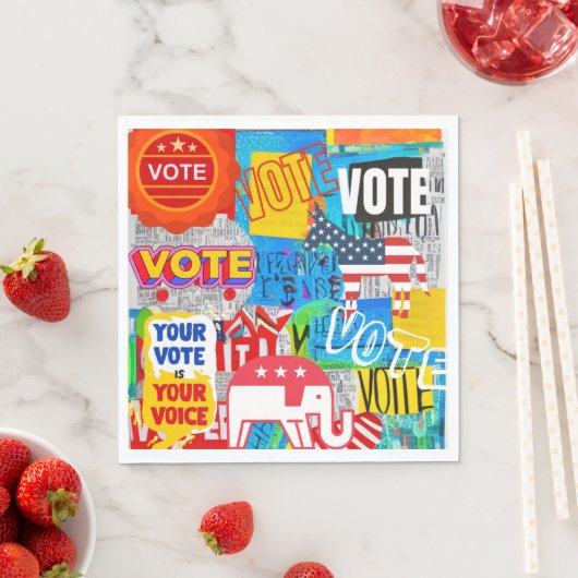 Wählersammlung Serviette (Beispiel)