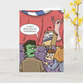 Wählerspektrum | Politisches Halloween Karte (Gelbe Blume)