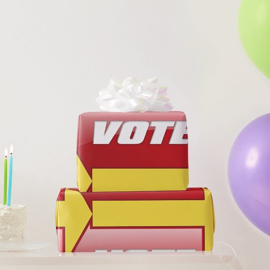 Wählerstimmen in der Wählergruppe Geschenkpapier
