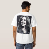 Wahlfieber! Abstimmung über den T - Shirt Kamala H (Schwarz voll)