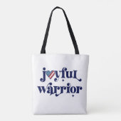 Wahlfreudige Feministin des Kriegers USA Herzenfla Tasche (Rückseite)