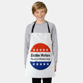 Wahlhelfer tun es für die Demokratie Schürze (Getragen)