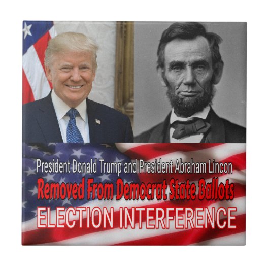 Wahlinterferenz Fliese (Vorderseite)