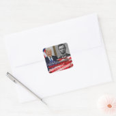 Wahlinterferenz Quadratischer Aufkleber (Umschlag)