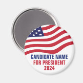 Wahlkampagne 2024 für die Kandidatur im eigenen La Magnet (Vorderseite/Rückseite)